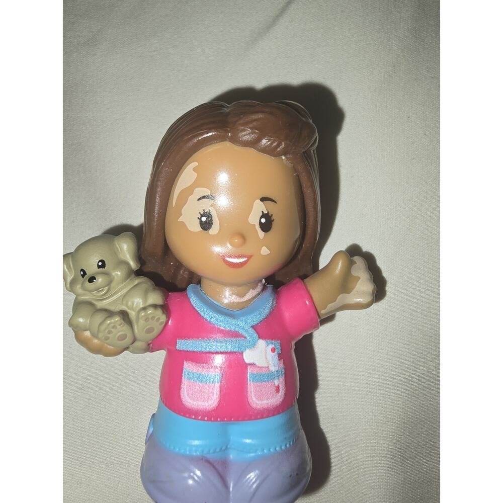 Replacement Female Vet Figure for Fisher-Price Little People Barbie Playset
